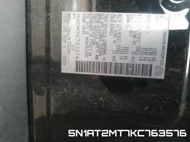 5N1AT2MT7KC763576 фото 2