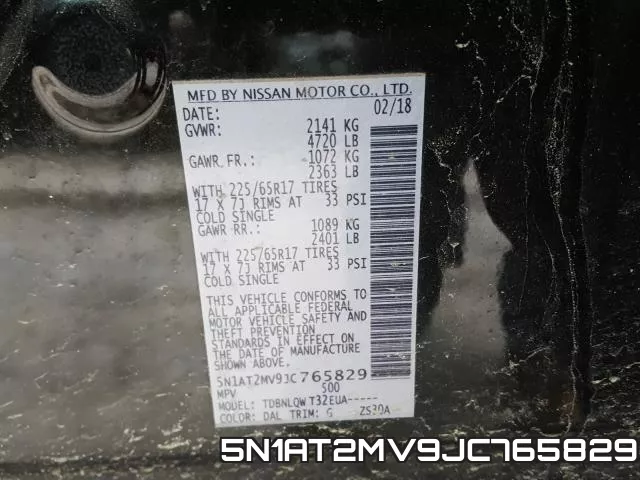 5N1AT2MV9JC765829 фото 2