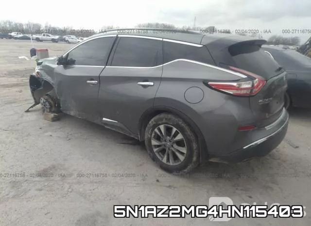 5N1AZ2MG4HN115403 фото 4