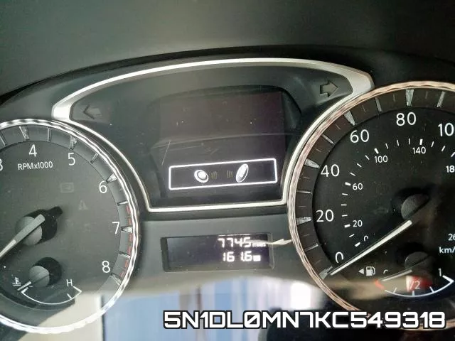 5N1DL0MN7KC549318 фото 9