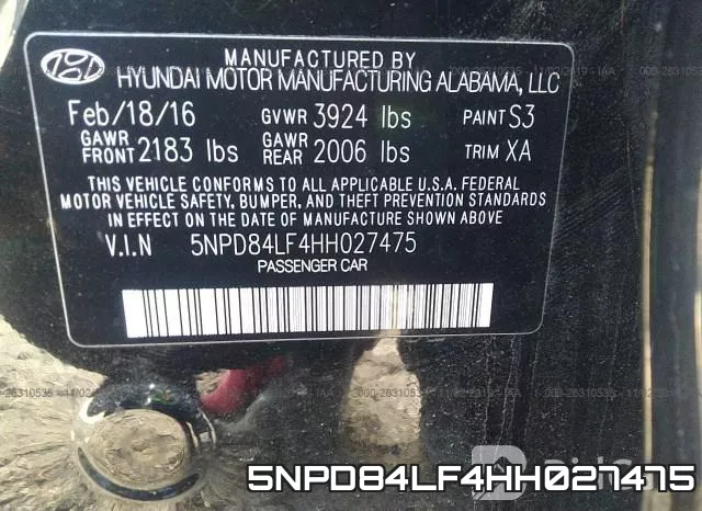5NPD84LF4HH027475 фото 10