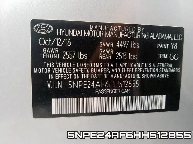 5NPE24AF6HH512855 фото 2