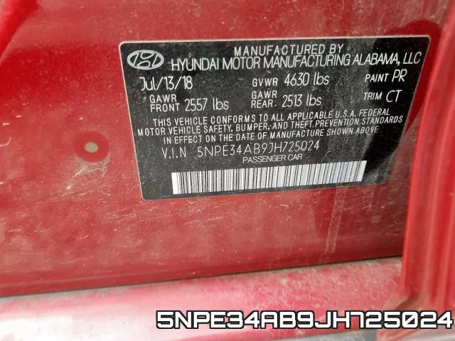 5NPE34AB9JH725024 фото 2