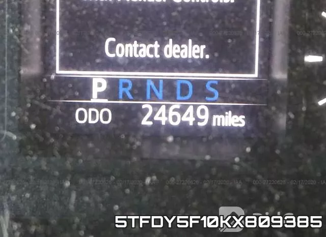 5TFDY5F10KX809385 фото 8