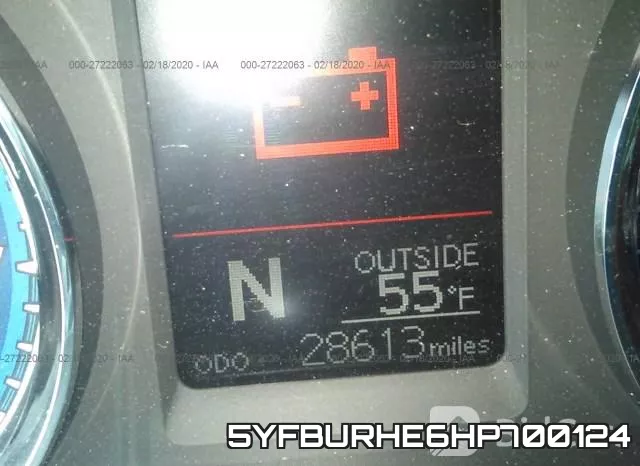 5YFBURHE6HP700124 фото 8