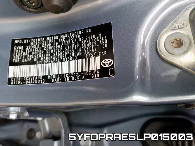 5YFDPRAE5LP015003 фото 2