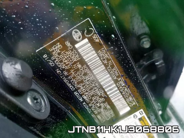 JTNB11HK1J3068806 фото 2