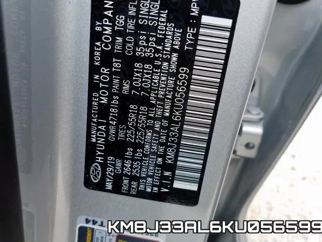 KM8J33AL6KU056599 фото 2