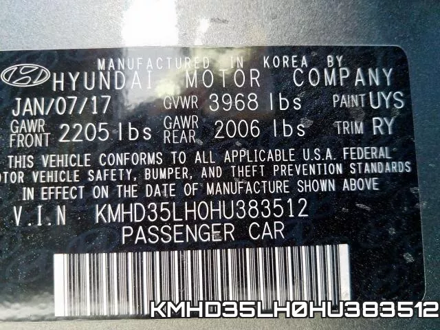 KMHD35LH0HU383512 фото 2