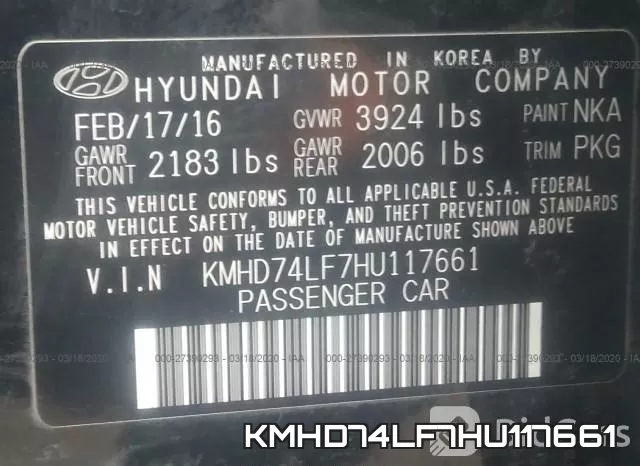 KMHD74LF7HU117661 фото 10