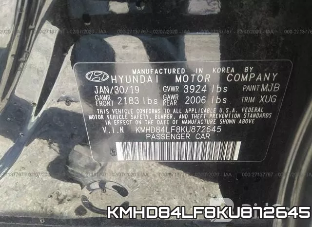 KMHD84LF8KU872645 фото 10