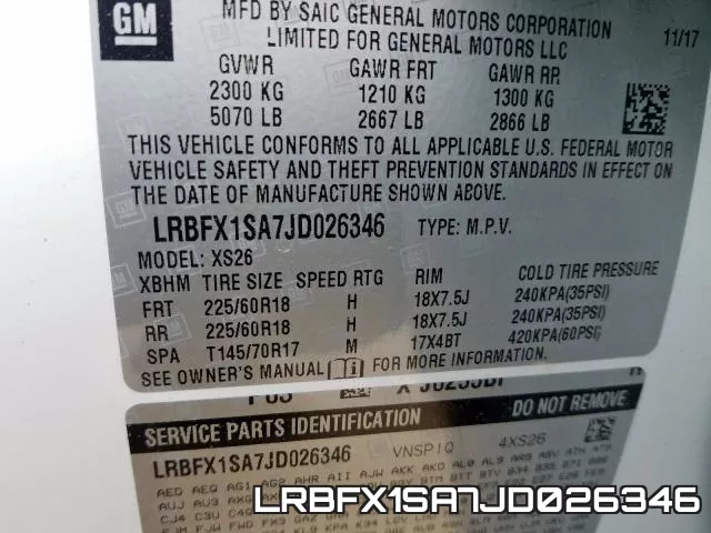 LRBFX1SA7JD026346 фото 2