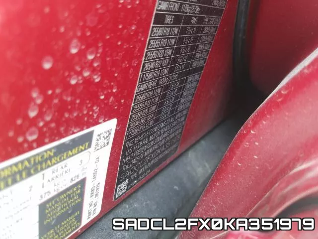 SADCL2FX0KA351979 фото 2