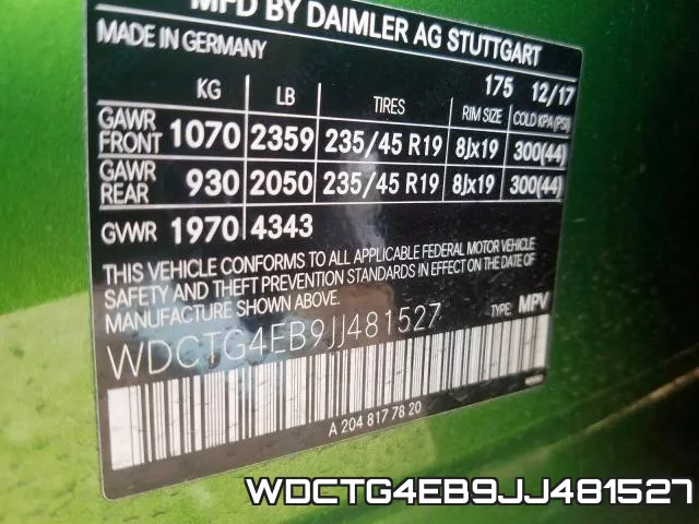 WDCTG4EB9JJ481527 фото 2