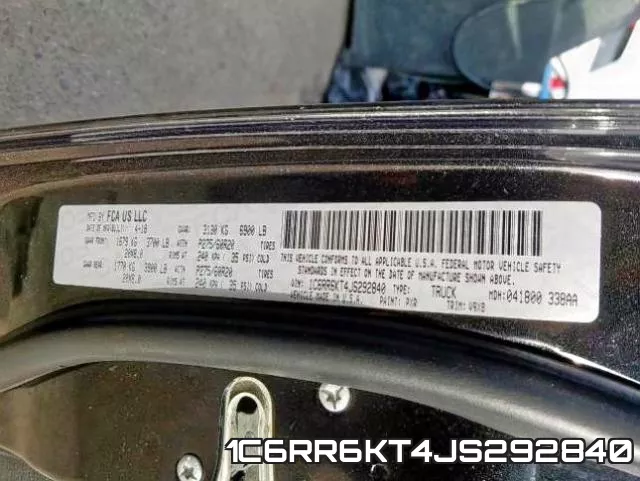 1C6RR6KT4JS292840 фото 2