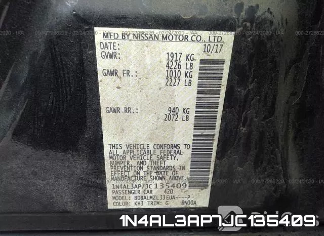 1N4AL3AP7JC135409 фото 10