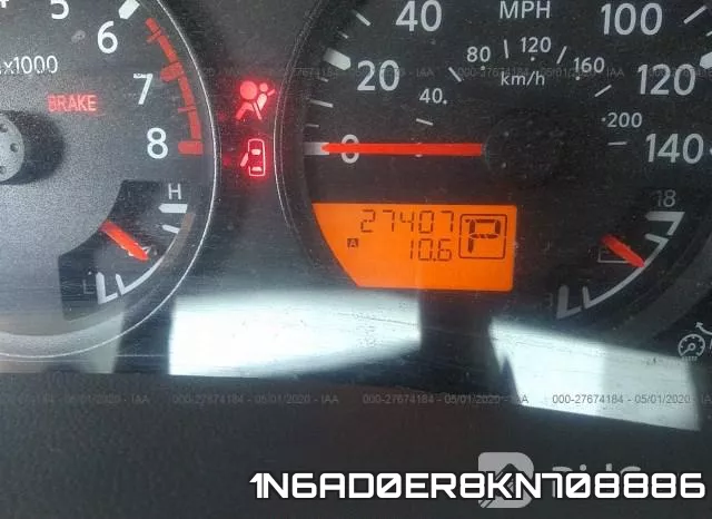 1N6AD0ER8KN708886 фото 8