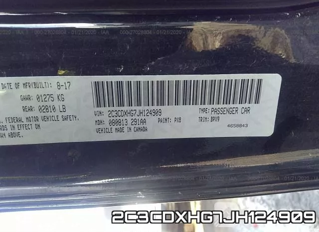 2C3CDXHG7JH124909 фото 10