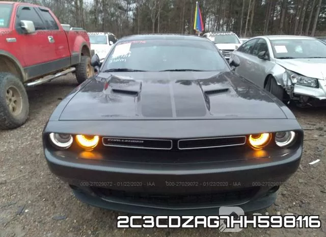 2C3CDZAG7HH598116 фото 7
