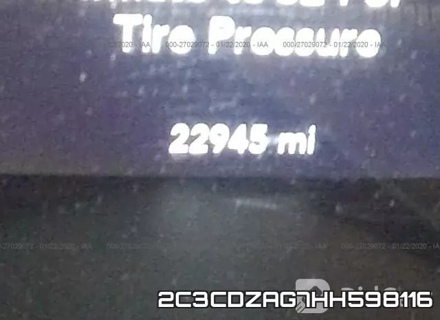 2C3CDZAG7HH598116 фото 8
