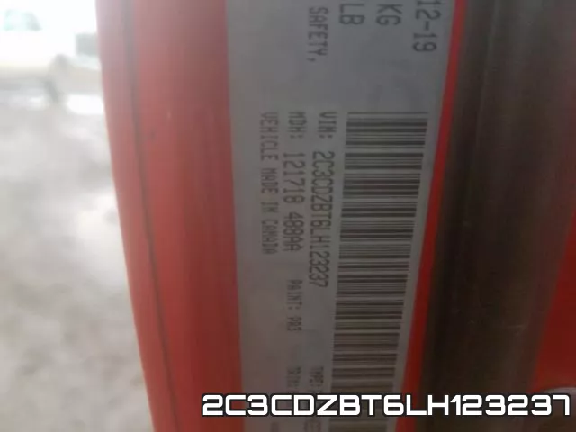 2C3CDZBT6LH123237 фото 2