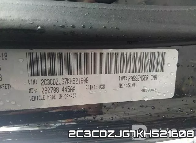 2C3CDZJG7KH521608 фото 10