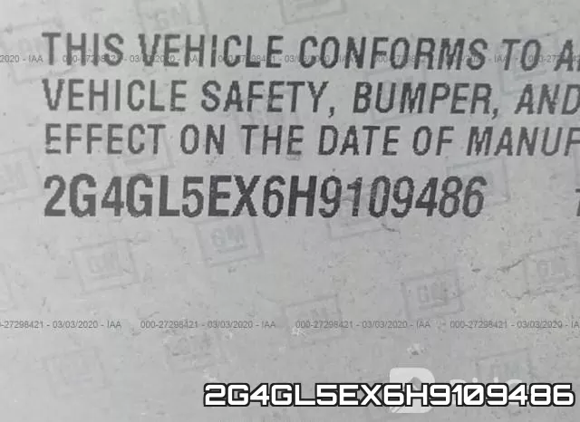 2G4GL5EX6H9109486 фото 10