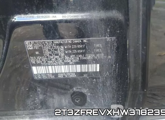 2T3ZFREVXHW378235 фото 10
