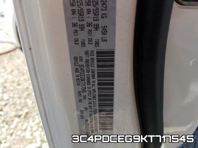 3C4PDCEG9KT717545 фото 2