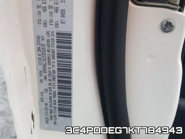 3C4PDDEG7KT784943 фото 2
