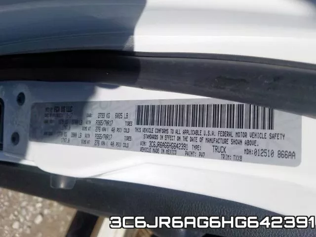 3C6JR6AG6HG642391 фото 2