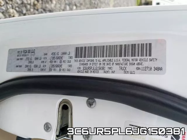 3C6UR5PL6JG150381 фото 2