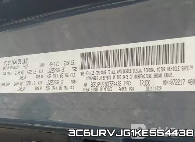 3C6URVJG1KE554438 фото 10