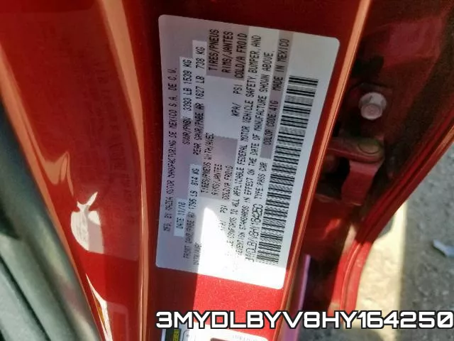 3MYDLBYV8HY164250 фото 2