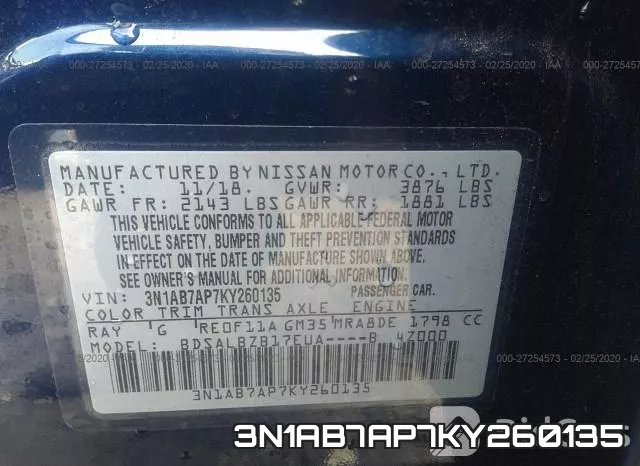 3N1AB7AP7KY260135 фото 10