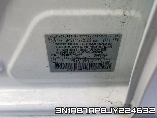3N1AB7AP8JY224632 фото 2