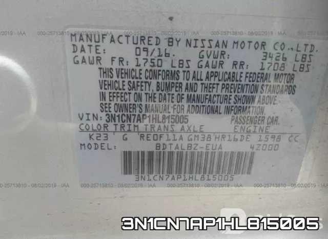 3N1CN7AP1HL815005 фото 10