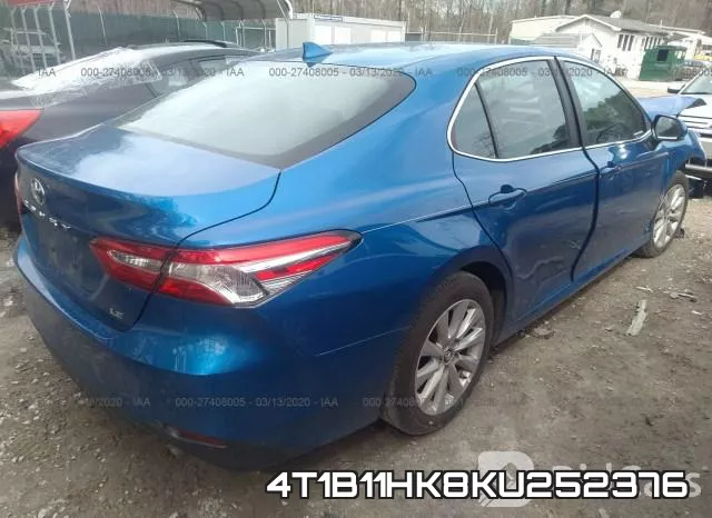 4T1B11HK8KU252376 фото 5