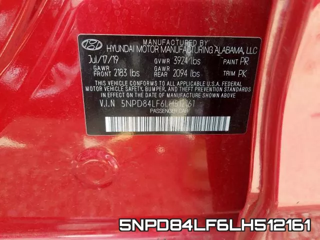 5NPD84LF6LH512161 фото 2