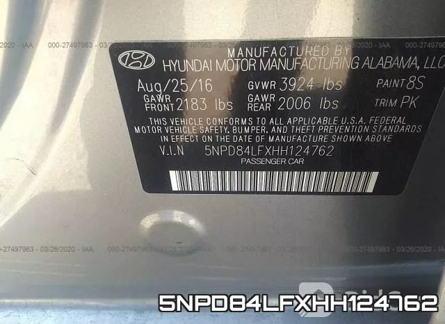5NPD84LFXHH124762 фото 10