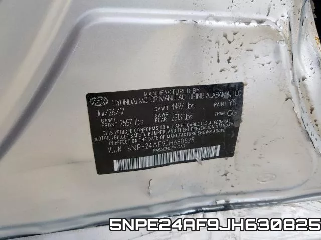 5NPE24AF9JH630825 фото 2