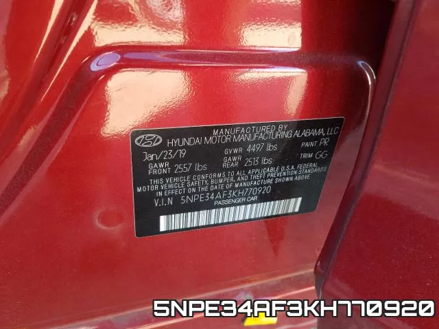 5NPE34AF3KH770920 фото 2