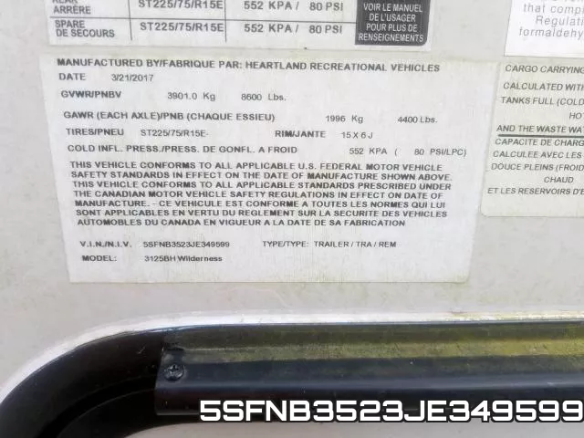 5SFNB3523JE349599 фото 2