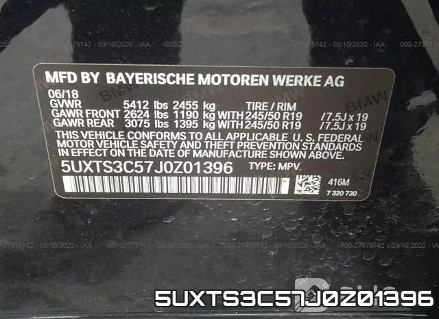 5UXTS3C57J0Z01396 фото 10