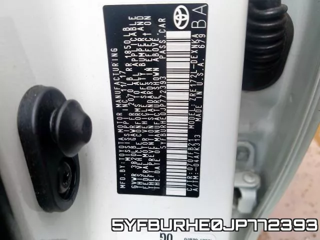 5YFBURHE0JP772393 фото 2