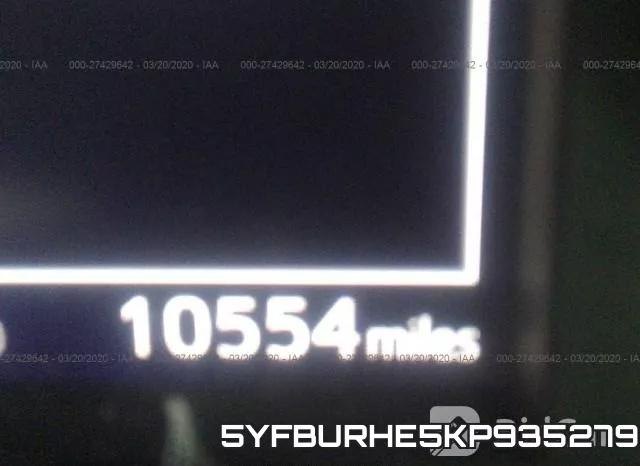 5YFBURHE5KP935279 фото 8