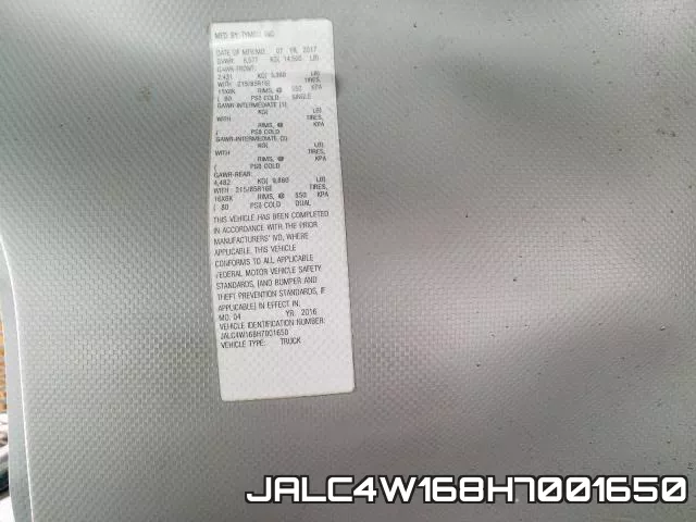 JALC4W168H7001650 фото 2