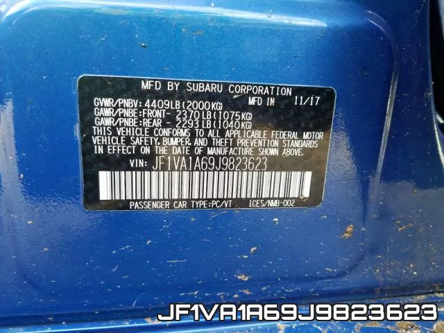 JF1VA1A69J9823623 фото 2