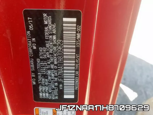 JF1ZNAA17H8709629 фото 2