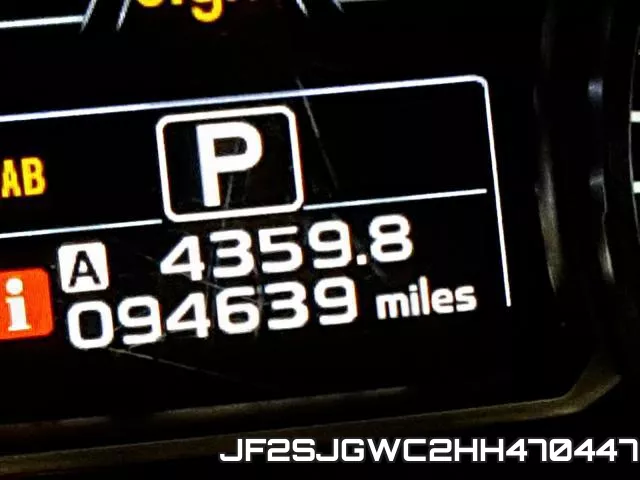 JF2SJGWC2HH470447 фото 9